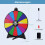 20" Spin Wheel with Blackboard Marker, Multicolor 1
