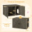 Wooden Cat House & Litter Box Enclosure with Divider 1