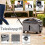 Rolling Pet Carrier with Telescopic Handle and Wheels 1