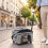 Rolling Pet Carrier with Telescopic Handle and Wheels 4