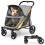 Heavy Duty Dog Stroller with Foot Brake, Yellow, 220 lbs Capacity 6