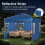 10 x 10 FT Waterproof Pop Up Canopy Tent with Sidewalls 7