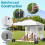 10x10 FT Waterproof Pop Up Canopy Tent with Sidewalls 5
