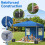 10 x 10 FT Waterproof Pop Up Canopy Tent with Sidewalls 1