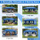 10 x 20 FT Pop Up Canopy Tent with 6 Sidewalls, Blue 6