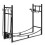 Metal Firewood Rack with Tool Set, Black, 85 x 33 x 77 cm 5