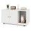 Wooden Cat Litter Box Enclosure with Scratching Board 6