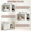 Wooden Cat Litter Box Enclosure with Scratching Board 7