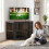 Corner Dog Crate & TV Stand with Adjustable Bowl Rack 7