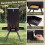 Gravity Deer Feeder, 90LB Capacity, 4 Trays, Galvanized Steel 8