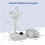 Portable Camping Sink with 4.5 Gal Tank & Wheels 7