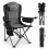Folding Camping Chair, Lightweight, 200kg Capacity, Black 1