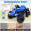 24V Kids' Electric Tractor with Remote Control, Blue 1