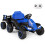 24V Kids' Electric Tractor with Remote Control, Blue 8