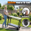 34" x 20" Double-Shelf Grill Table with Steel Top 3