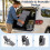 Foldable Sun Lounger with Adjustable Backrest & Cushion 5
