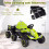 24V Kids Electric Tractor with Remote Control, Green 3