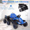 24V Kids' Electric Tractor with Remote Control, Blue 2