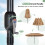 15 x 9 FT Double-Sided Tiki Patio Umbrella, Brown 4