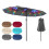 15ft Double-Sided Patio Umbrella, Solar LED Lights, Grey 6