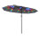 15ft Double-Sided Patio Umbrella, Solar LED Lights, Grey 7