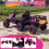 24V Pink Kids' Electric Tractor with Remote & Trailer 5