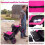 24V Pink Kids' Electric Tractor with Remote & Trailer 3