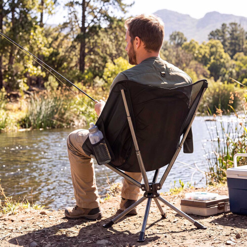 360 Swivel Camping Chair, 600D Fabric, 330 lbs Capacity 1