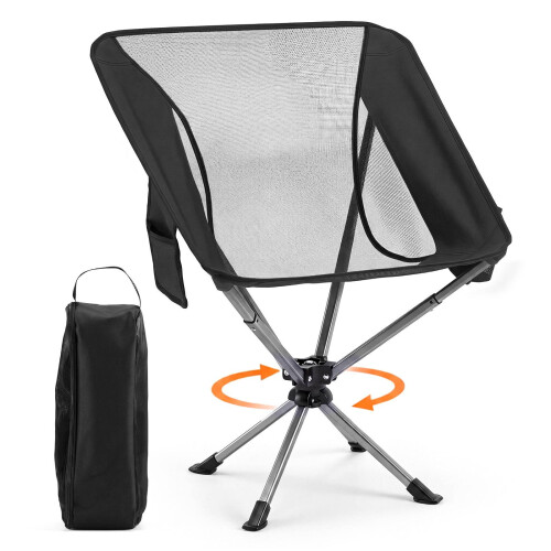 360 Swivel Camping Chair, 600D Fabric, 330 lbs Capacity 2
