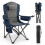Lightweight Folding Camping Chair with Cooler Bag, Blue 3