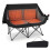 Heated Double Camping Chair with 4 Heating Zones & Wine Holders 4