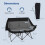 Heated Double Camping Chair with 4 Heating Zones & Wine Holders 5