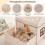 Children's Play Tent with Backyard & Star Lights 6