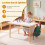 Kids Sensory Table Set with Adjustable Height & Storage Bins 3