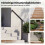 Adjustable Outdoor Handrail for 3/4 Steps, Galvanized Steel 5