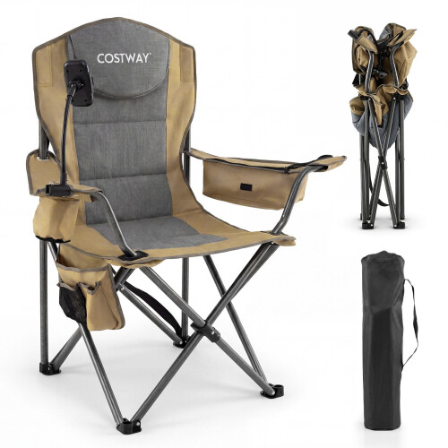 Lightweight Folding Camping Chair, Green, 200kg Capacity 1