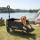 Foldable Wagon, 92L Capacity, Adjustable Handle, Black 8