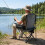 Folding Camping Chair, Lightweight, 200kg Capacity, Black 3