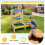 Toddler Sand & Water Table with 2 Basins, Multicolor 1