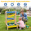 Toddler Sand & Water Table with 2 Basins, Multicolor 8