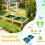 Toddler Sand & Water Table with 2 Basins, Multicolor 2