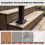Adjustable Wall Mount Handrail for 3/4 Outdoor Steps 7