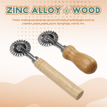 Pastry Cutter Wheel, Professional Pasta Maker Cutter Wheel with Roller, Noodle Ravioli Pizza Making Cutter for Kitchen