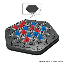 (17X15 CM) Triangle Chess Splendor Duel Board Game Strategy Game for Kids and Adults Fun Family Game Logic Chess Track Tables Game Toys