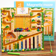 Fun Magnetic Maze Toy: Color Sorting, Focus Training, and Brain Development Game for Kids – Perfect Gift for Birthdays,