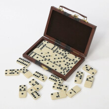 28pcs Set of Double Six Duo Mino Domino Set, Christmas Gifts, Family and Friends, Party Games and Group Activities,