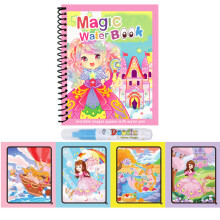 (10) Repeated Children Drawing Coloring Books Sensory Early Education Puzzle Drawing Toys Ocean Dinosaur Animal Water Drawing Picture