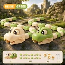 (2Pcs) RC Magnetic Snake Toy Interactive Growing Electronic Pet Game 2.4G Remote Control Toys for Kids Boys Birthday