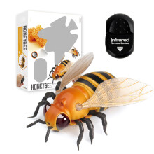 (d) Novelty Infrared Remote Control Electric Insect Toy Simulation Bee Mantis Fly Parent-Child Interactive Education Funny Kid Toy