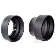 Kood Collapsible 3-in-1 Rubber Lens Hood 77mm Traditional Style Wide & Tele (UK)